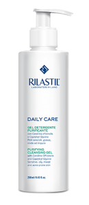 Gel rửa mặt dành cho da dầu Rilastil Daily Care Cleansing and Purifying Gel