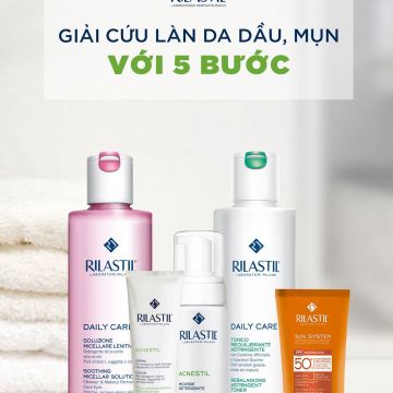 5 BƯỚC GIẢI CỨU LÀN DA DẦU MỤN TRONG NGÀY HÈ OI BỨC